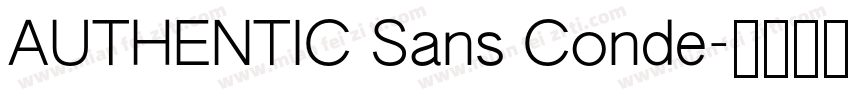 AUTHENTIC Sans Conde字体转换